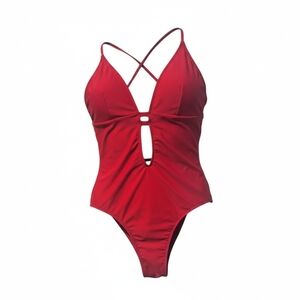 Abercrombie & Fitch Red One Piece Swimsuit